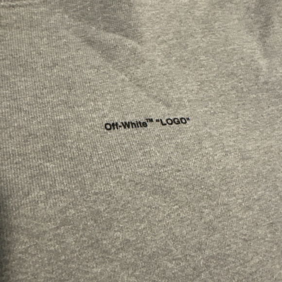 Off-White Men's Grey Crewneck L - Picture 2 of 5